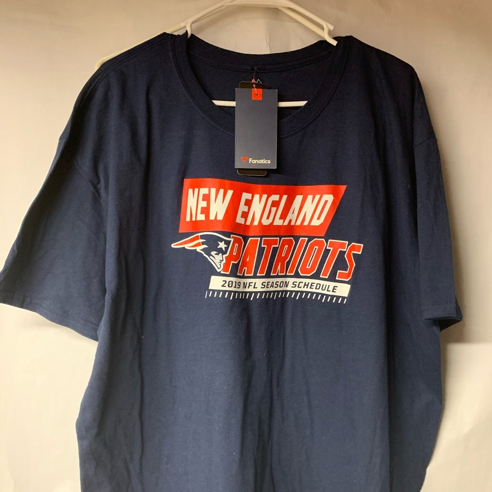 New England Patriots Tshirt 2019 schedule